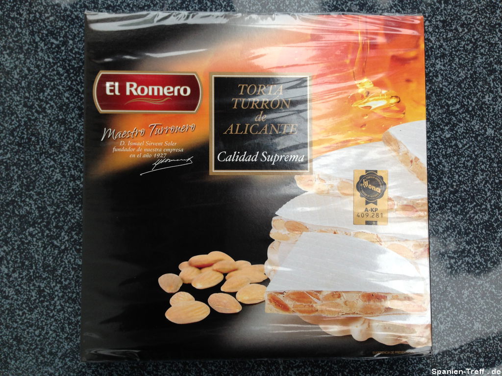 Torta Turrón de Alicante - El Romero