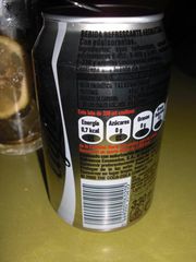 Spanische Coca-Cola Light mit Kalorien