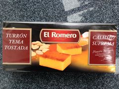 Turrón yema tostado - El Romero