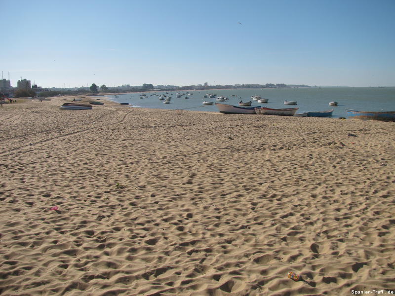 Strand an der Mündung des Guadaquivier