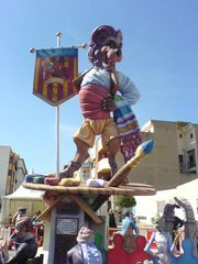 Fallas Figuren in Benicarló