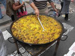 Die fertige Paella