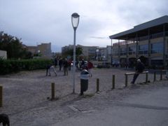 agde boule spieler in action