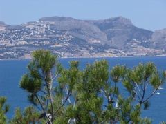 altea  der blick auf die berge