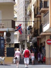 benidorm gasse in der altstadt