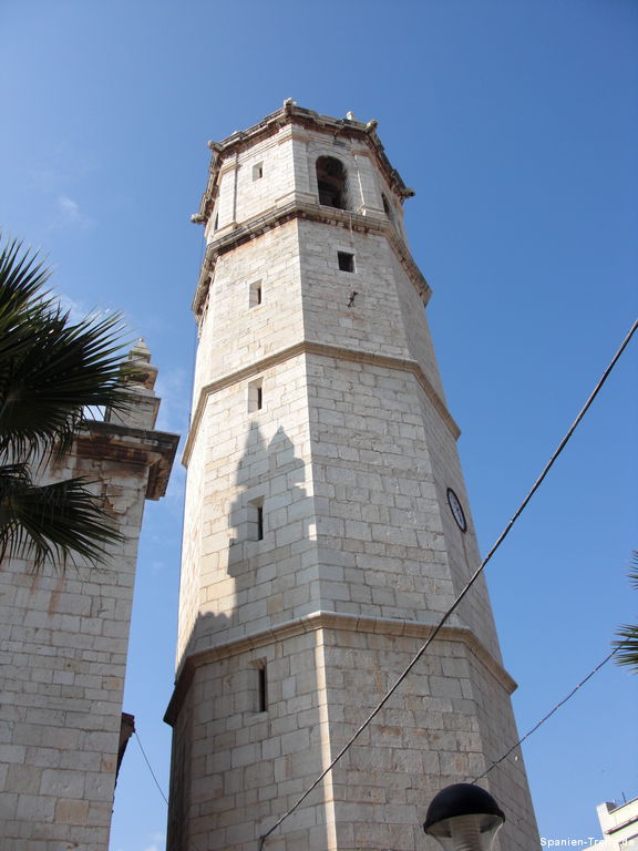 Kirchturm der Kirche Sant Bartomeu von Benicarló