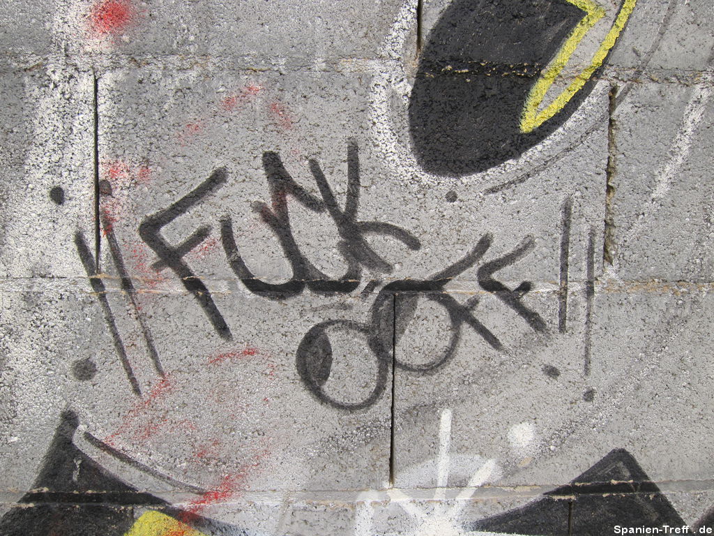 Graffiti mit Fuck OOFF