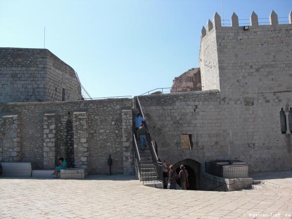 Burg-Innere von Peñíscola