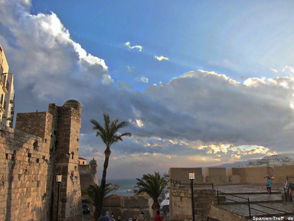 Wolkenformation bei Peñíscola