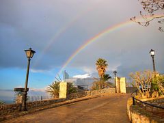 Doppelter Regenbogen bei Peñíscola