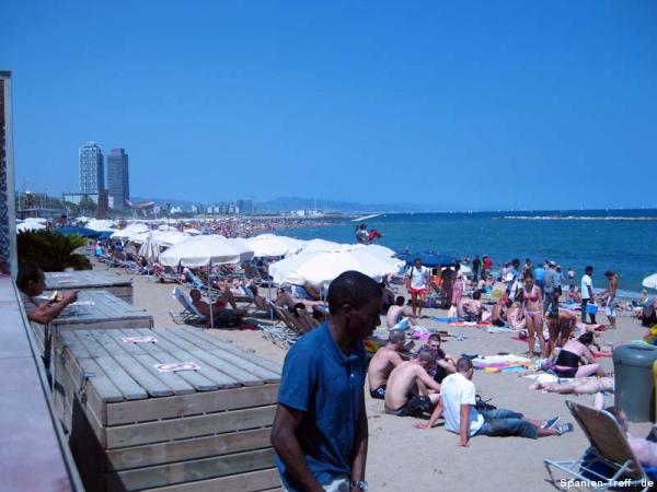 Strand von Barcelona