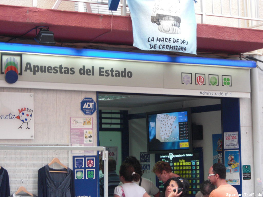 Staatliches Lottogeschäft in Spanien - Apuestas del Estado