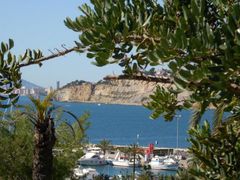 Blick von El Portet nach Cap Blanc