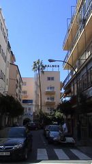 Mallorca Innenstadt mit Blick zum Strand Arenal .