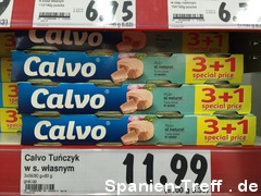 Calvo Thunfisch im Kaufland in Polen